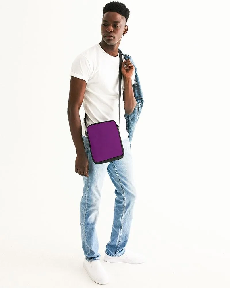 Shaded Purple Messenger Pouch | C50M100Y0K30