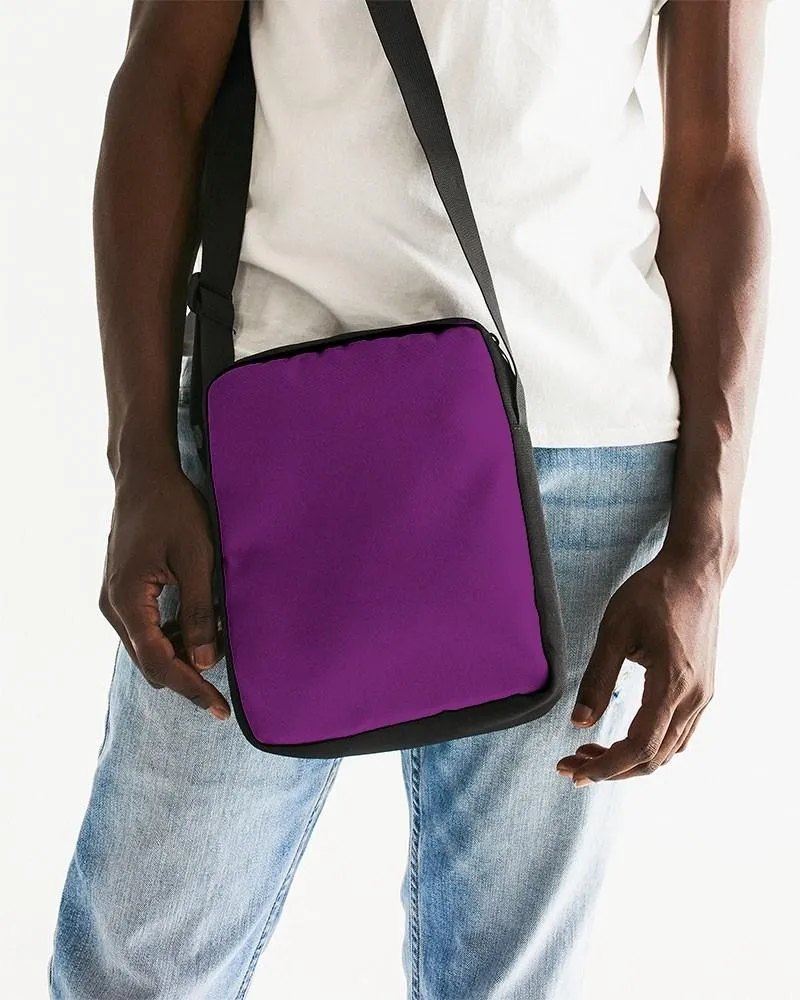 Shaded Purple Messenger Pouch | C50M100Y0K30