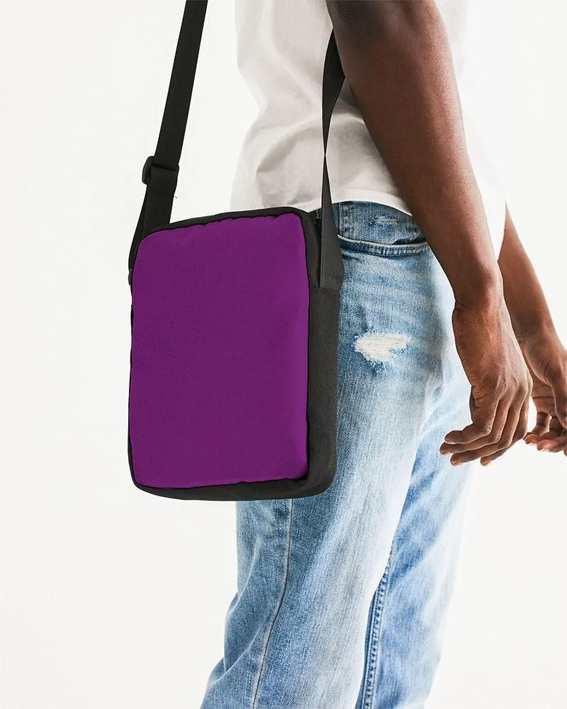 Shaded Purple Messenger Pouch | C50M100Y0K30