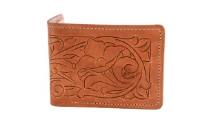 Sheridan Walton Classic Bifold Wallet Carved