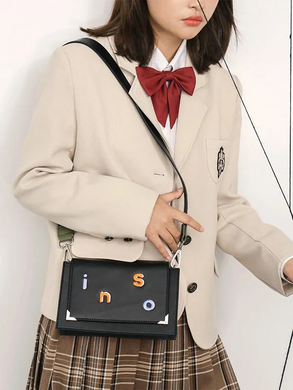 Simple Letter Messenger Bag