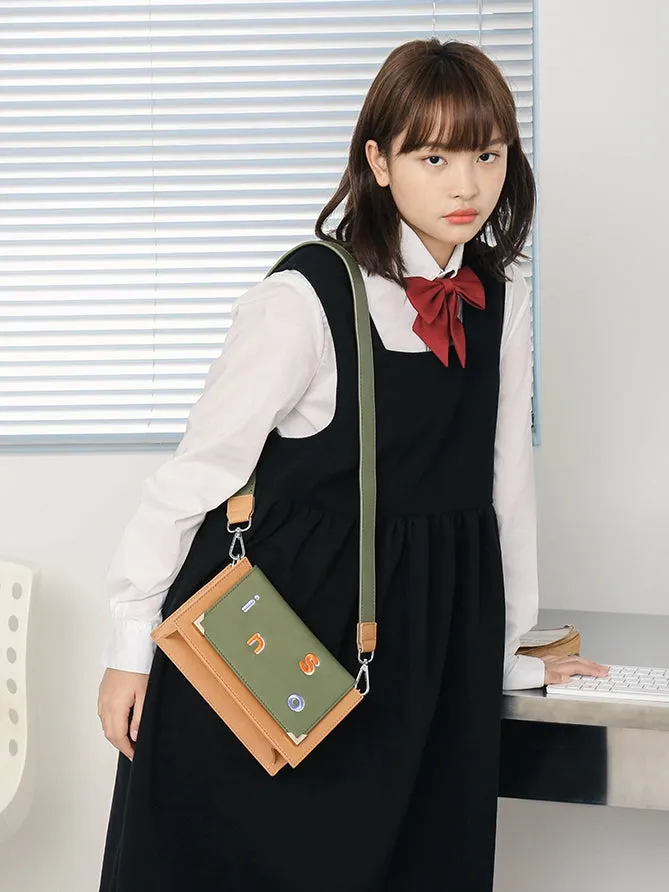 Simple Letter Messenger Bag