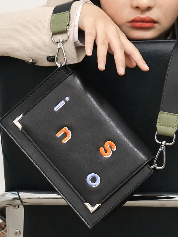 Simple Letter Messenger Bag
