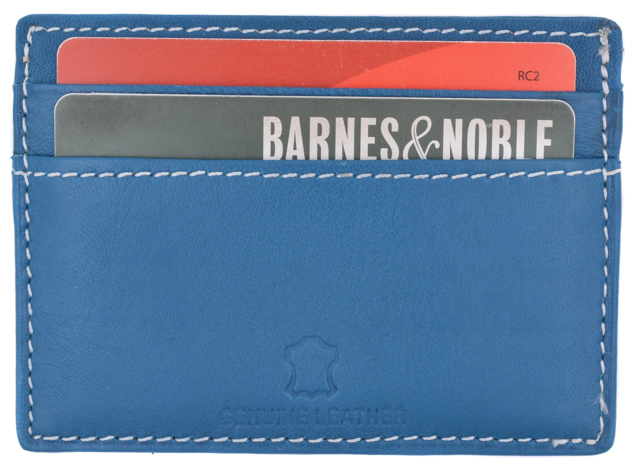 Slim and Sleek Genuine Leather Credit Card Holder with ID Window 270 CF