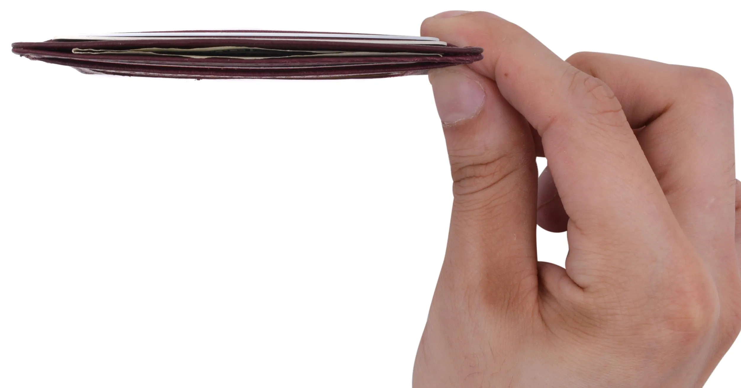 Slim and Sleek Genuine Leather Credit Card Holder with ID Window 270 CF
