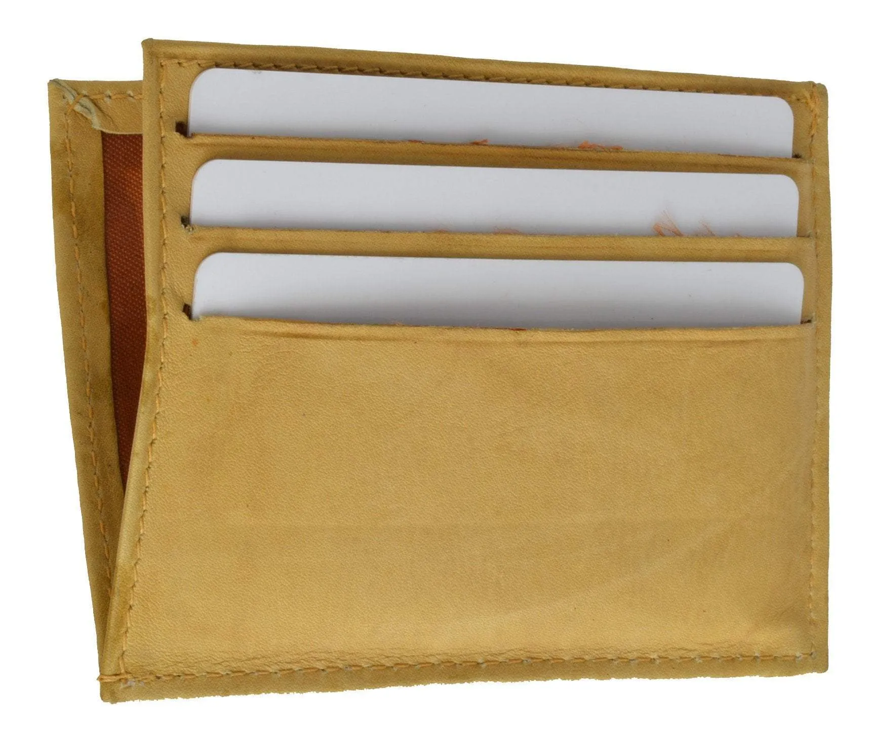 Slim and Sleek Genuine Leather Credit Card Holder with ID Window 270 CF