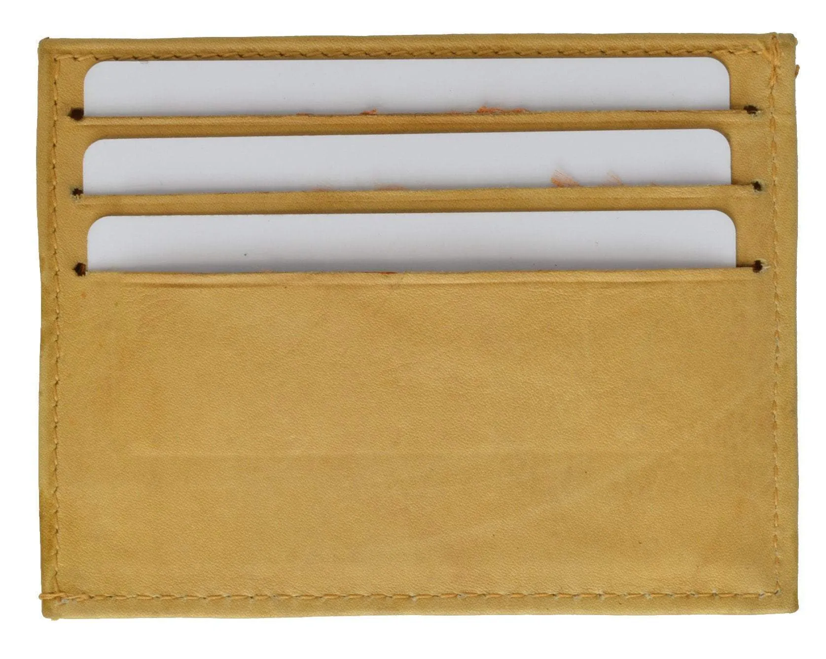 Slim and Sleek Genuine Leather Credit Card Holder with ID Window 270 CF