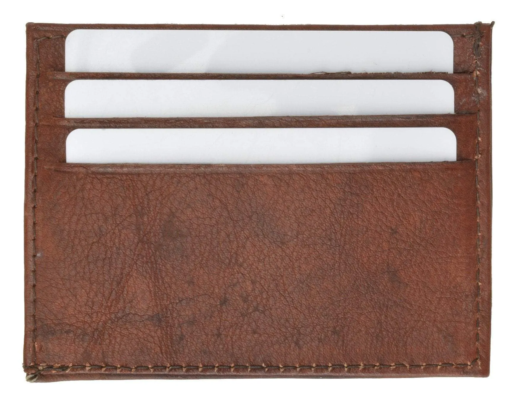 Slim and Sleek Genuine Leather Credit Card Holder with ID Window 270 CF
