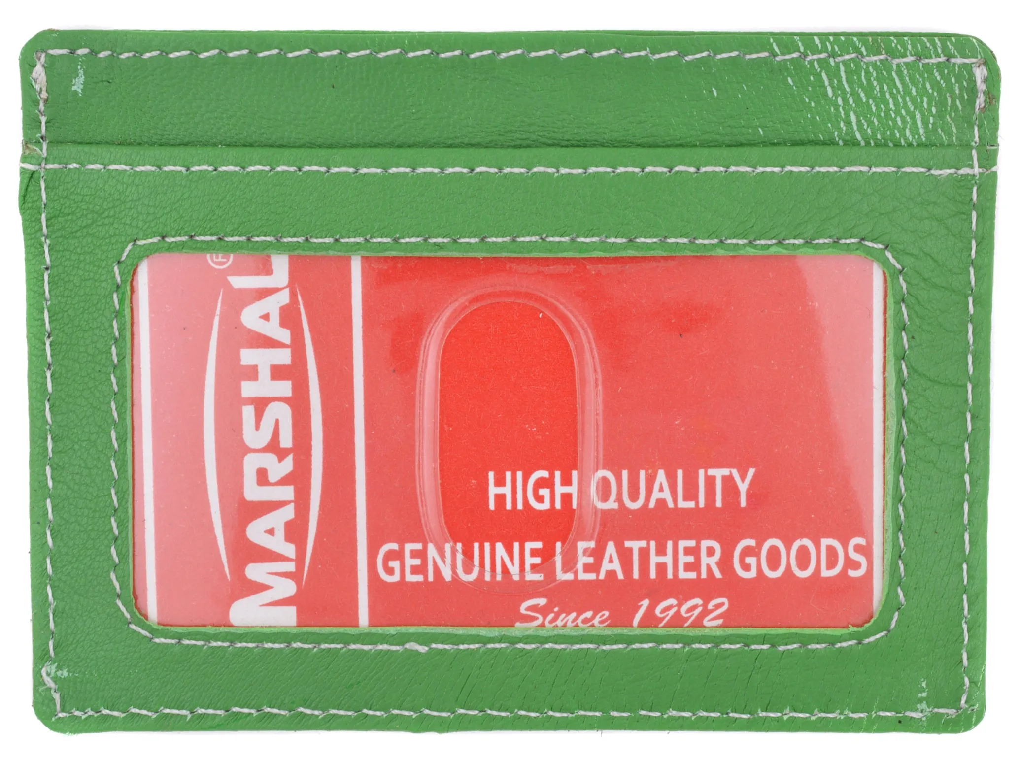 Slim and Sleek Genuine Leather Credit Card Holder with ID Window 270 CF