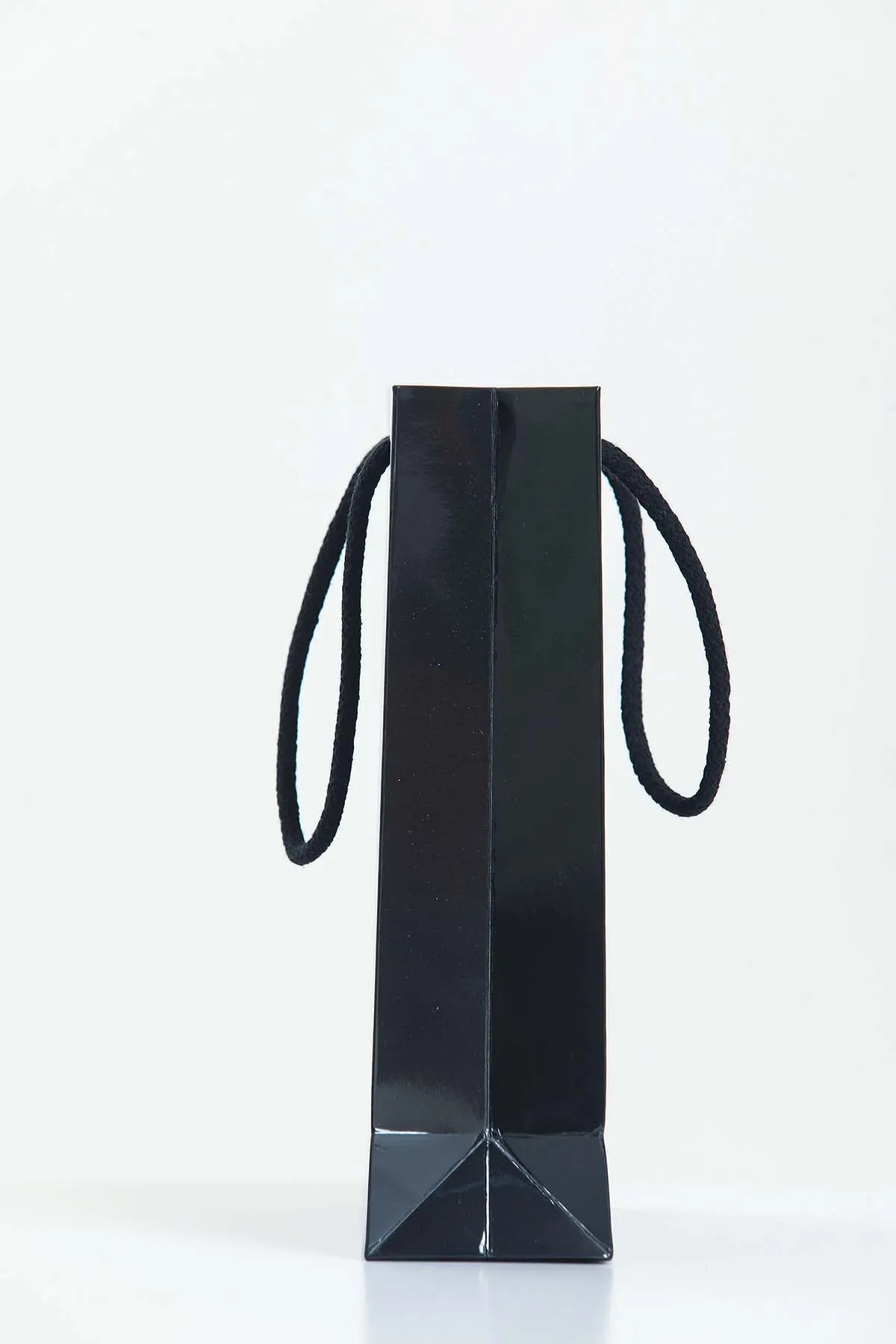 Small Black Glossy Laminated Uk Carrier Bags