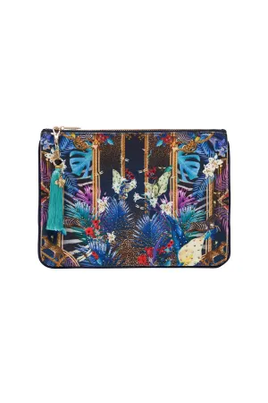 SMALL CANVAS CLUTCH RAINBOW ROOM