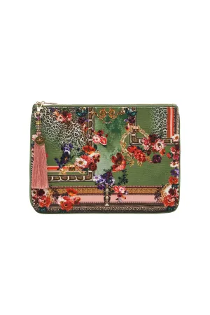 SMALL CANVAS CLUTCH TALES OF TIME