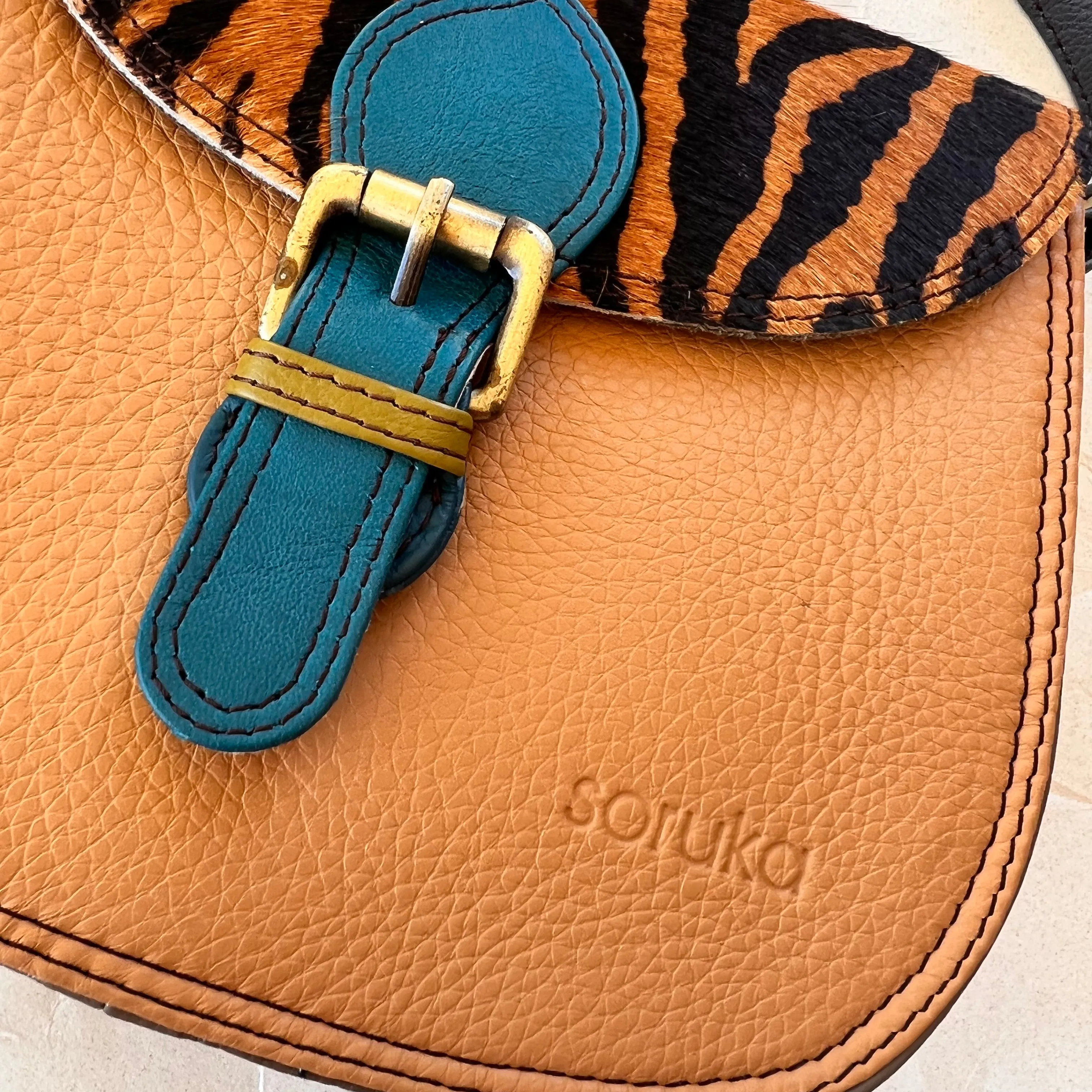 Soruka - Ally Bag with Print, Camel