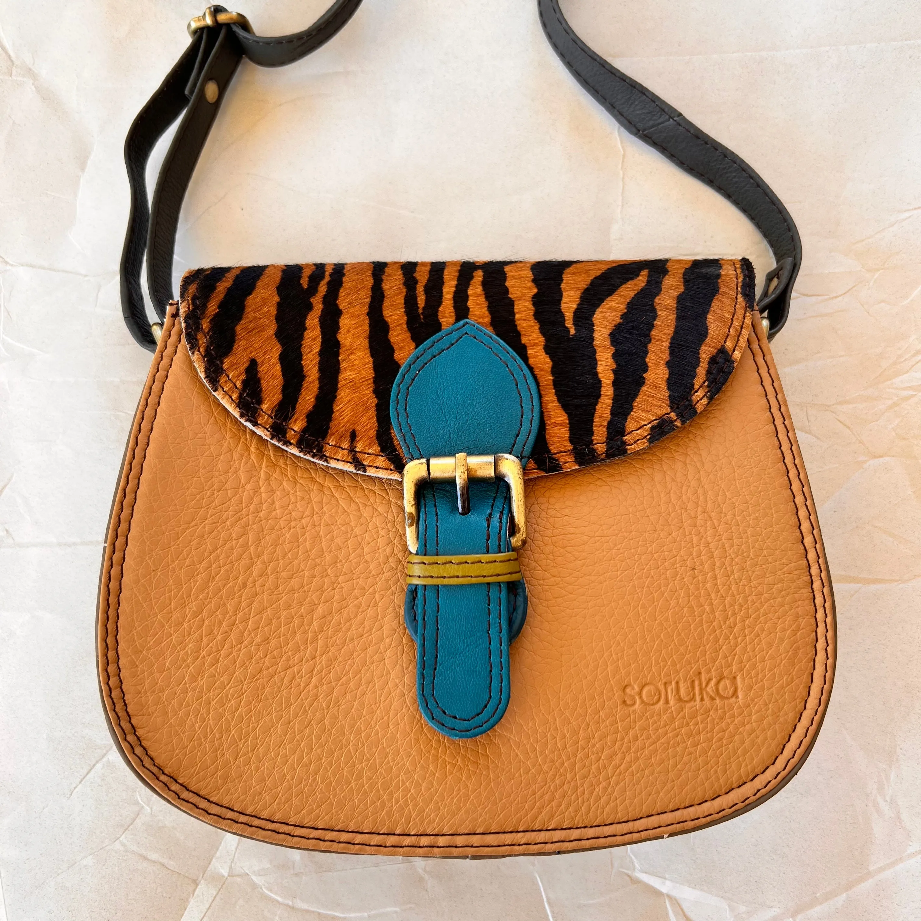 Soruka - Ally Bag with Print, Camel