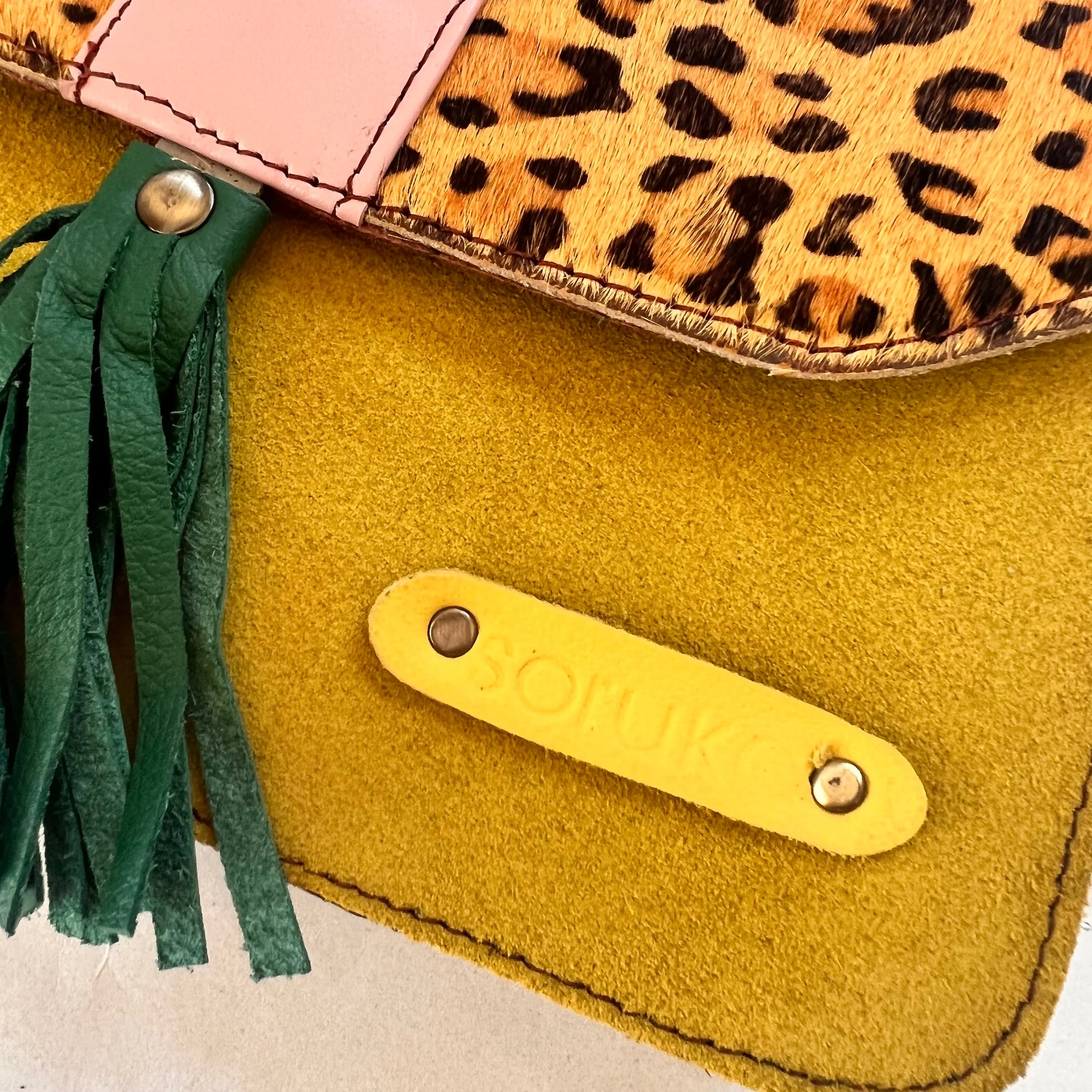Soruka - Claire Purse, Emerald Tassel