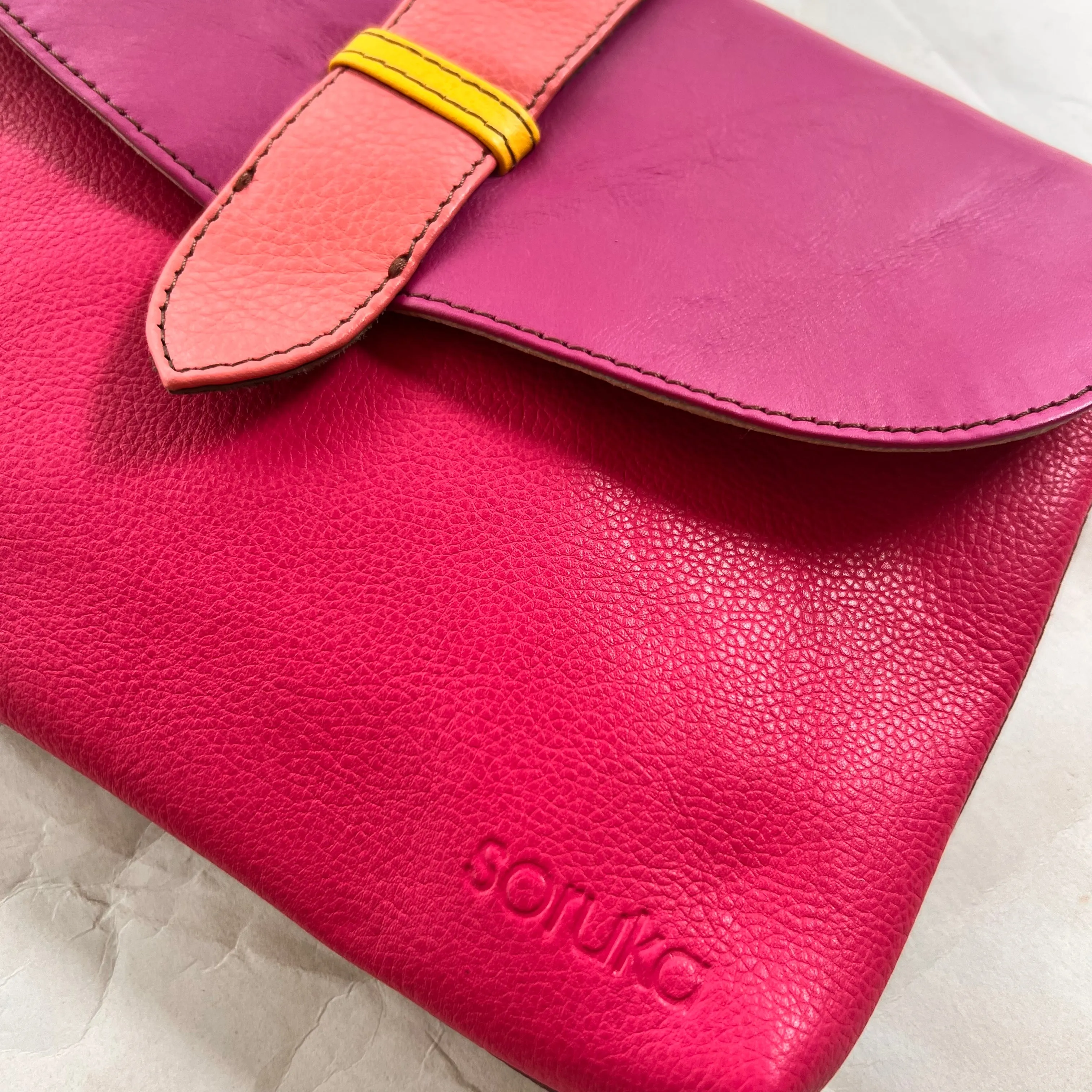 Soruka - Saddle Bag with Wristlet, Pinks
