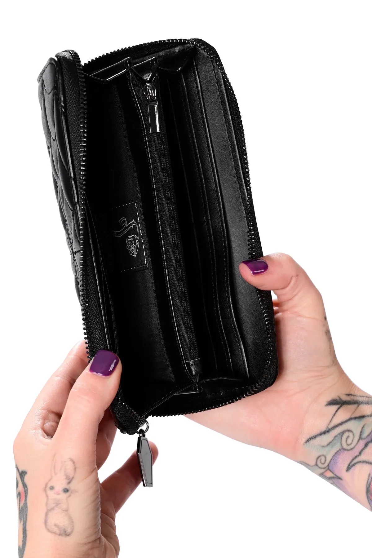 Spiderweb Wallet - Black/White