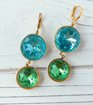 Spring Renewal Rhinestone Earrings