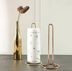 Stainless Steel Tissue Roll Holder-Gold