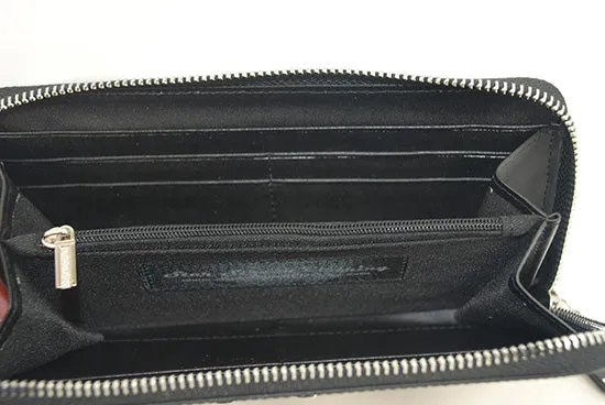 Star Struck Shiny Black Wallet/Wristlet