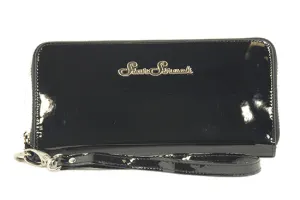 Star Struck Shiny Black Wallet/Wristlet