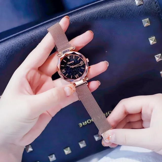 Star Watch With Unique Magnet Lock