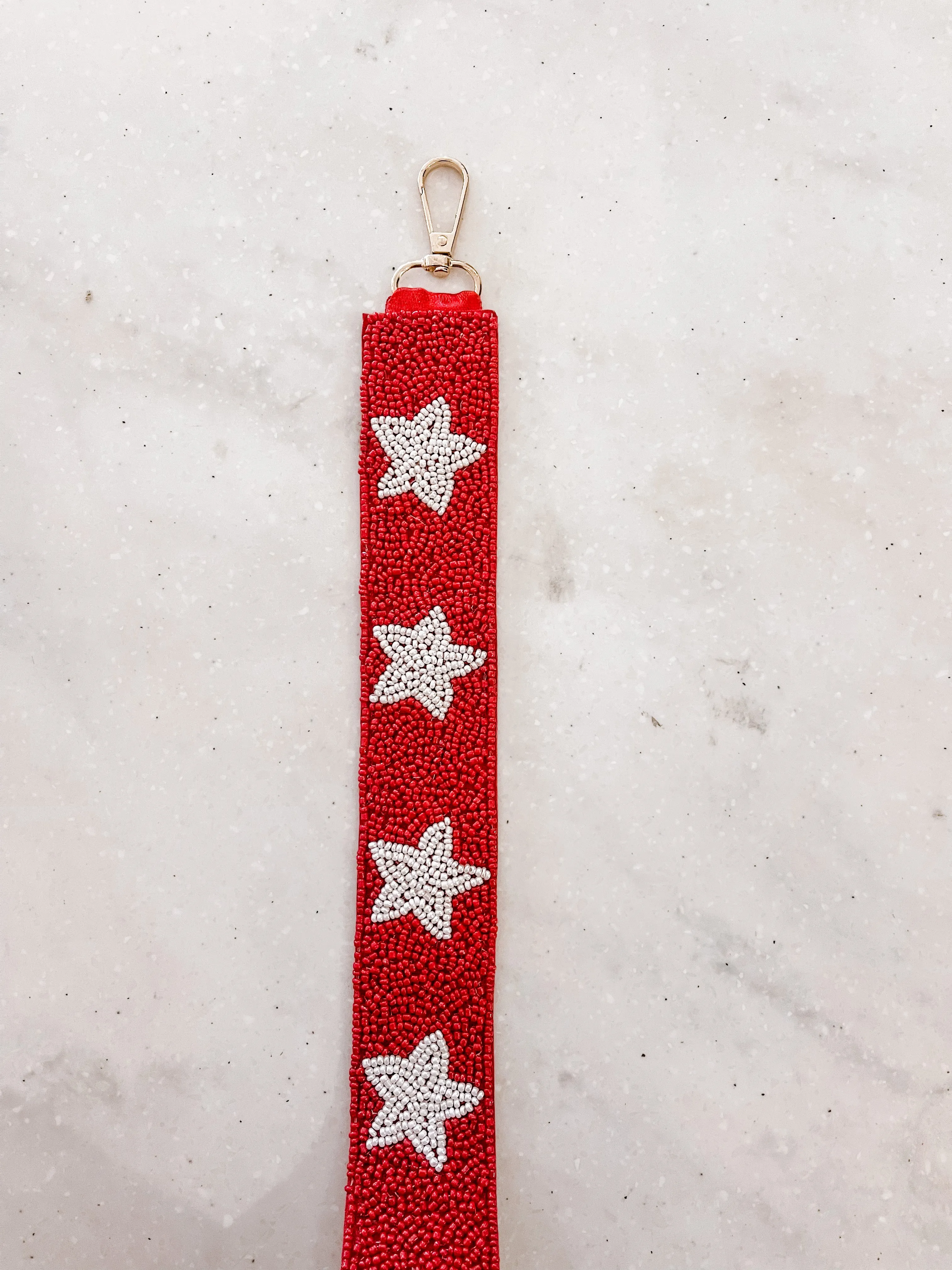 Stars Beaded Purse Strap