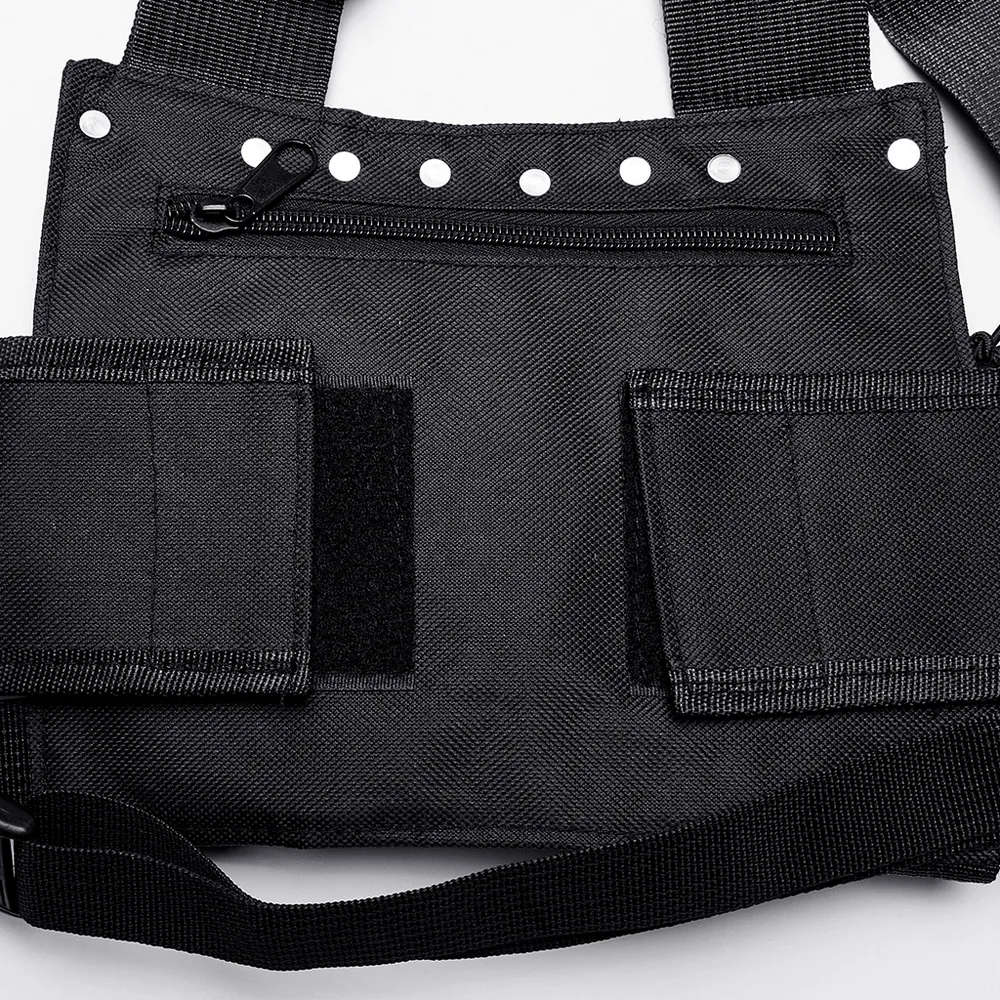 Stylish Female Punk Black Skull Studded Strap Bag
