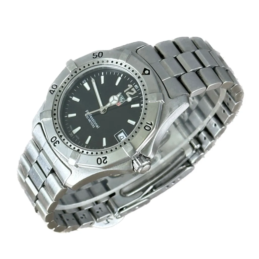 Tag Heuer Professional 2000 - Black Dial, Stainless Steel