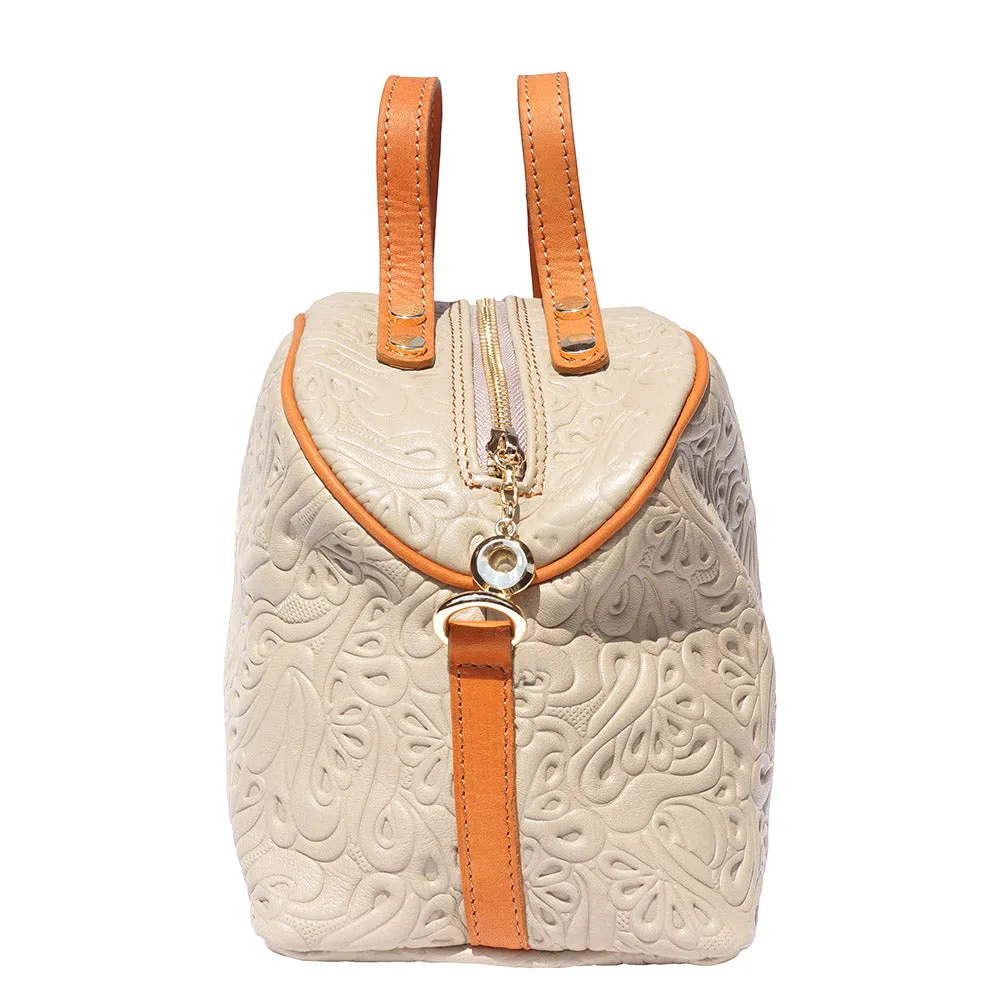 Tarsilla Leather makeup bag