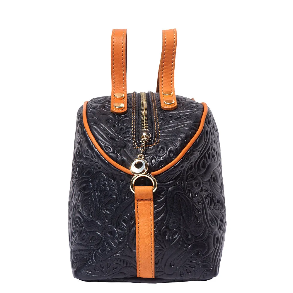 Tarsilla Leather makeup bag