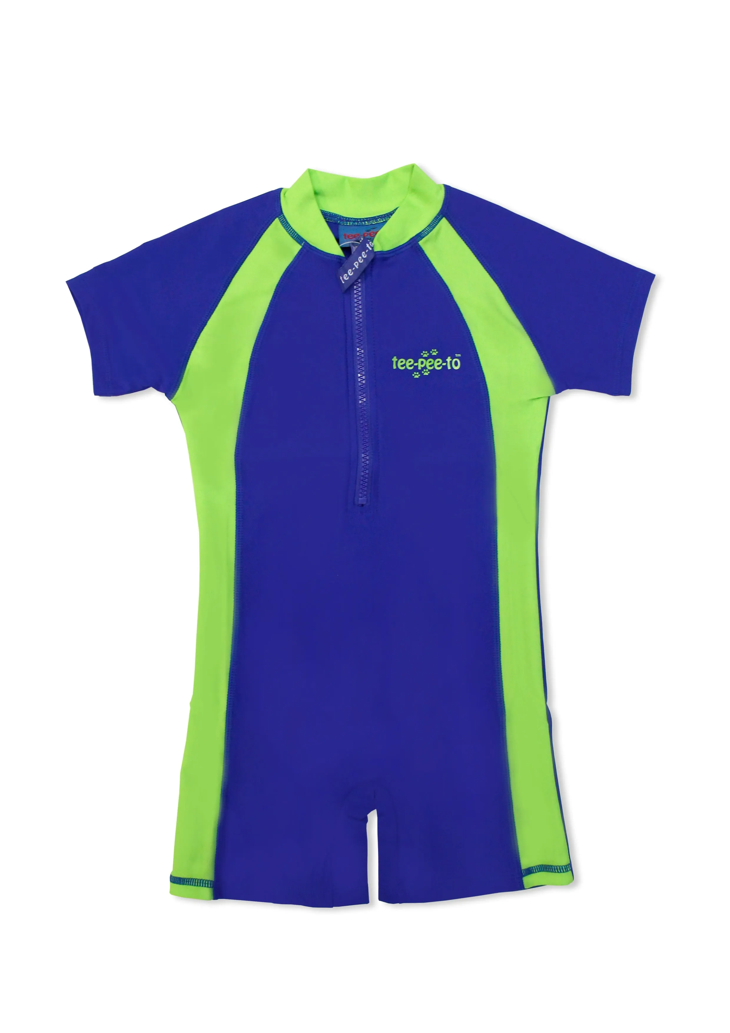TeePeeTo UV50  Blue Luminous Green One Piece Swimsuit