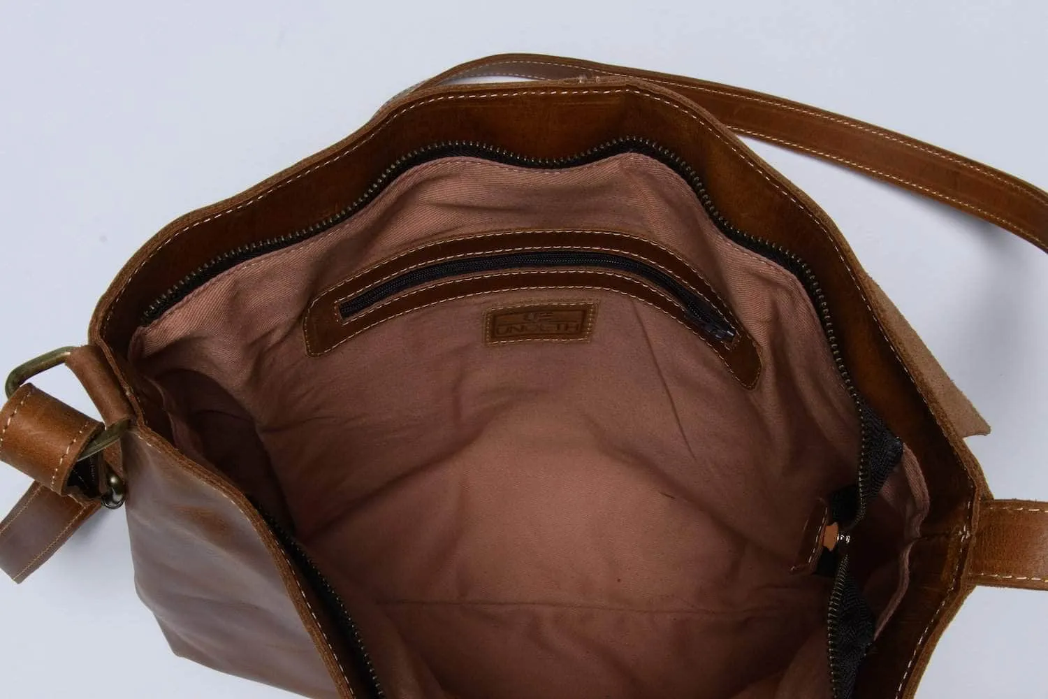 Telak Leather Messenger Bag - Walnut