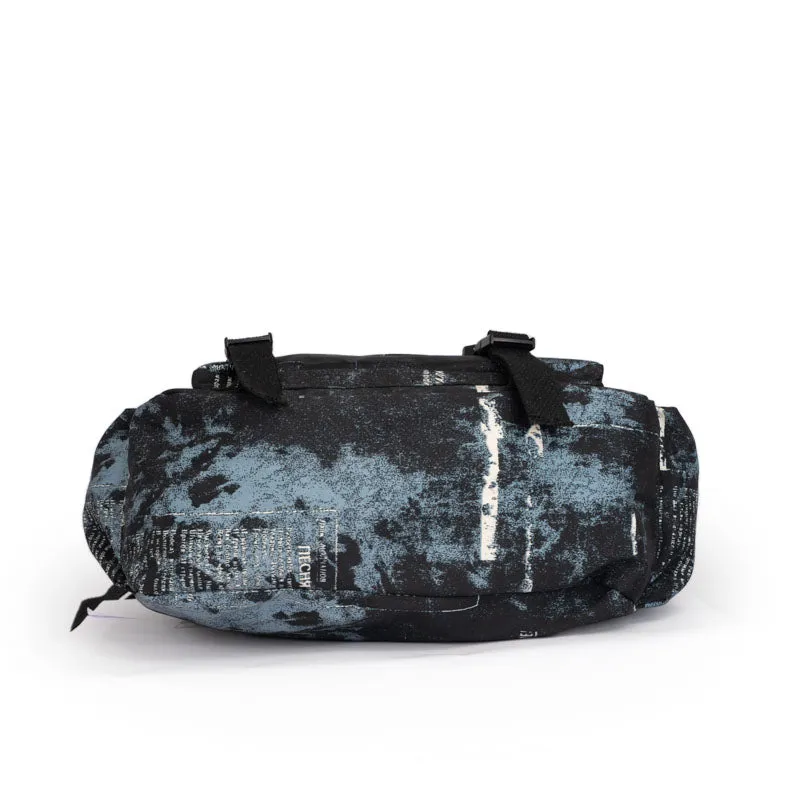 Text Pattern Messenger Bag