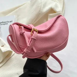 Textured Fashion Trendy Messenger Bag
