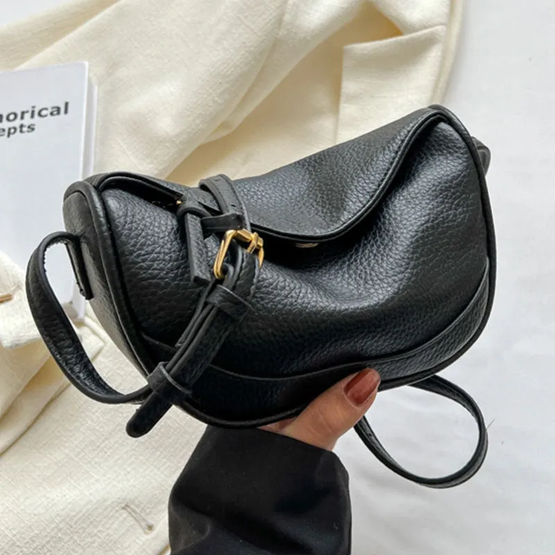 Textured Fashion Trendy Messenger Bag