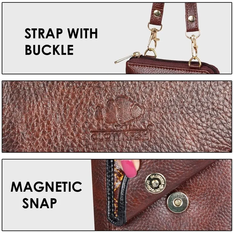 THE CLOWNFISH Dyna Womens Wallet (Tan)