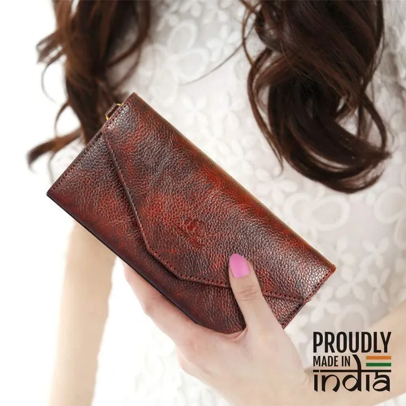 THE CLOWNFISH Dyna Womens Wallet (Tan)