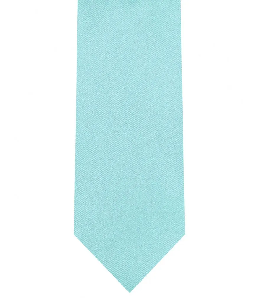Tie & Pocket Square - Tiffany Blue