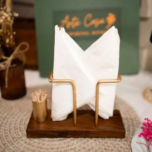 Timber Elegance Napkin Holder