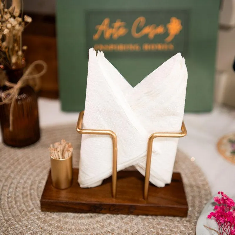 Timber Elegance Napkin Holder