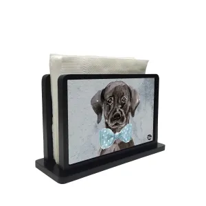 Tissue Holder Paper Napkin Stand - Face Black Beauty