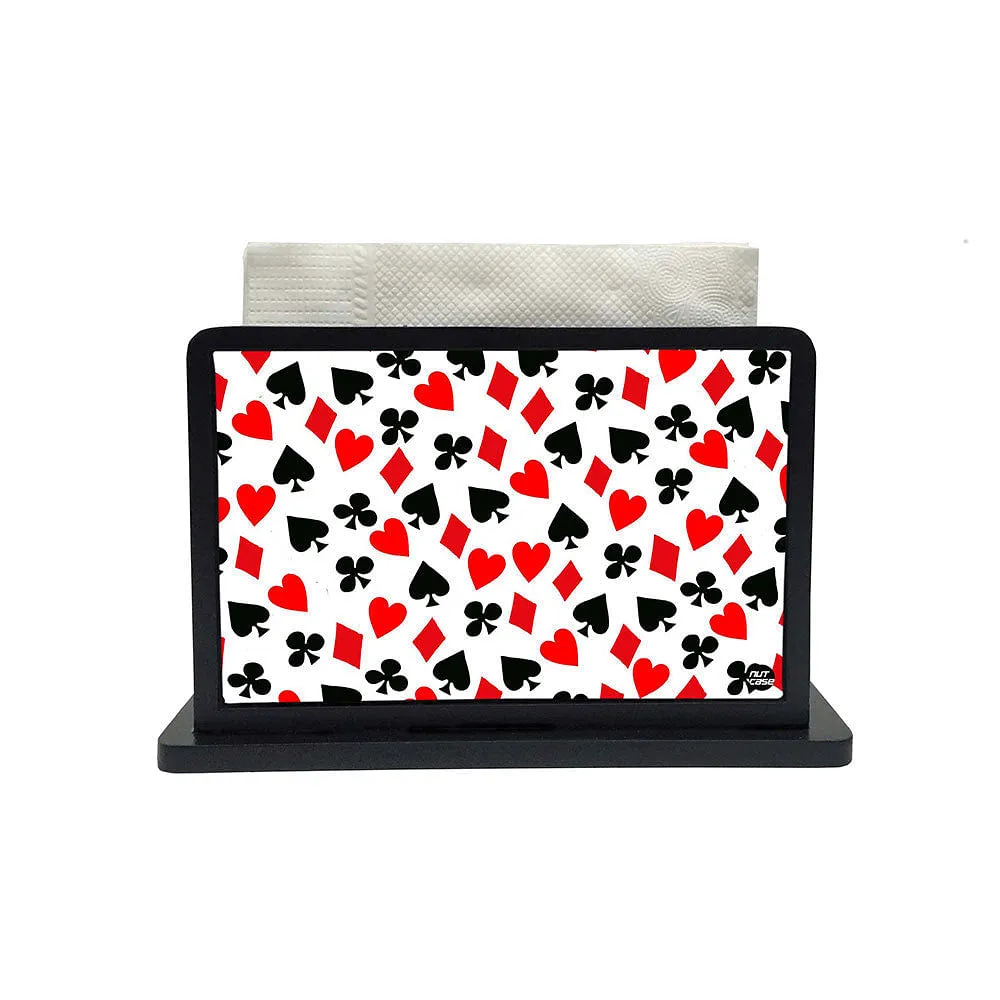 Tissue Holder Paper Napkin Stand - Playing Cards