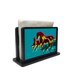 Tissue Holder Paper Napkin Stand - Power Horses