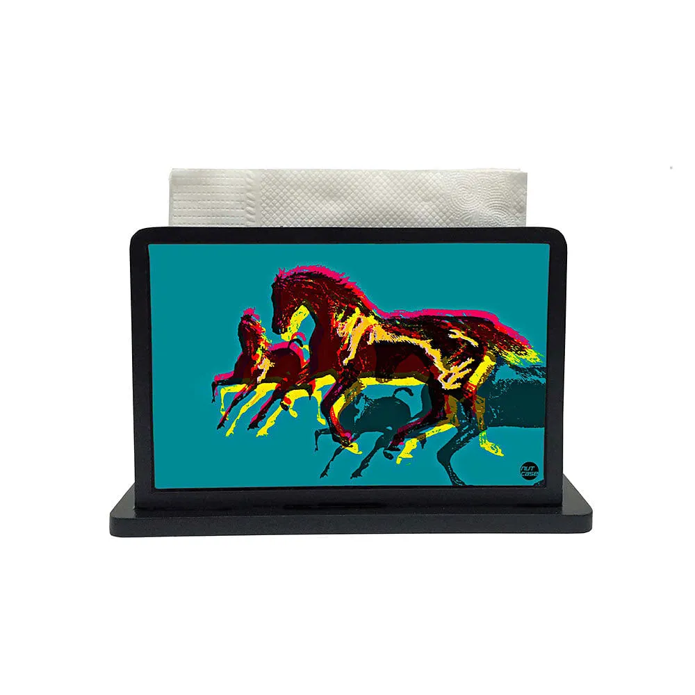 Tissue Holder Paper Napkin Stand - Power Horses