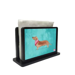 Tissue Holder Paper Napkin Stand -  Small Dog