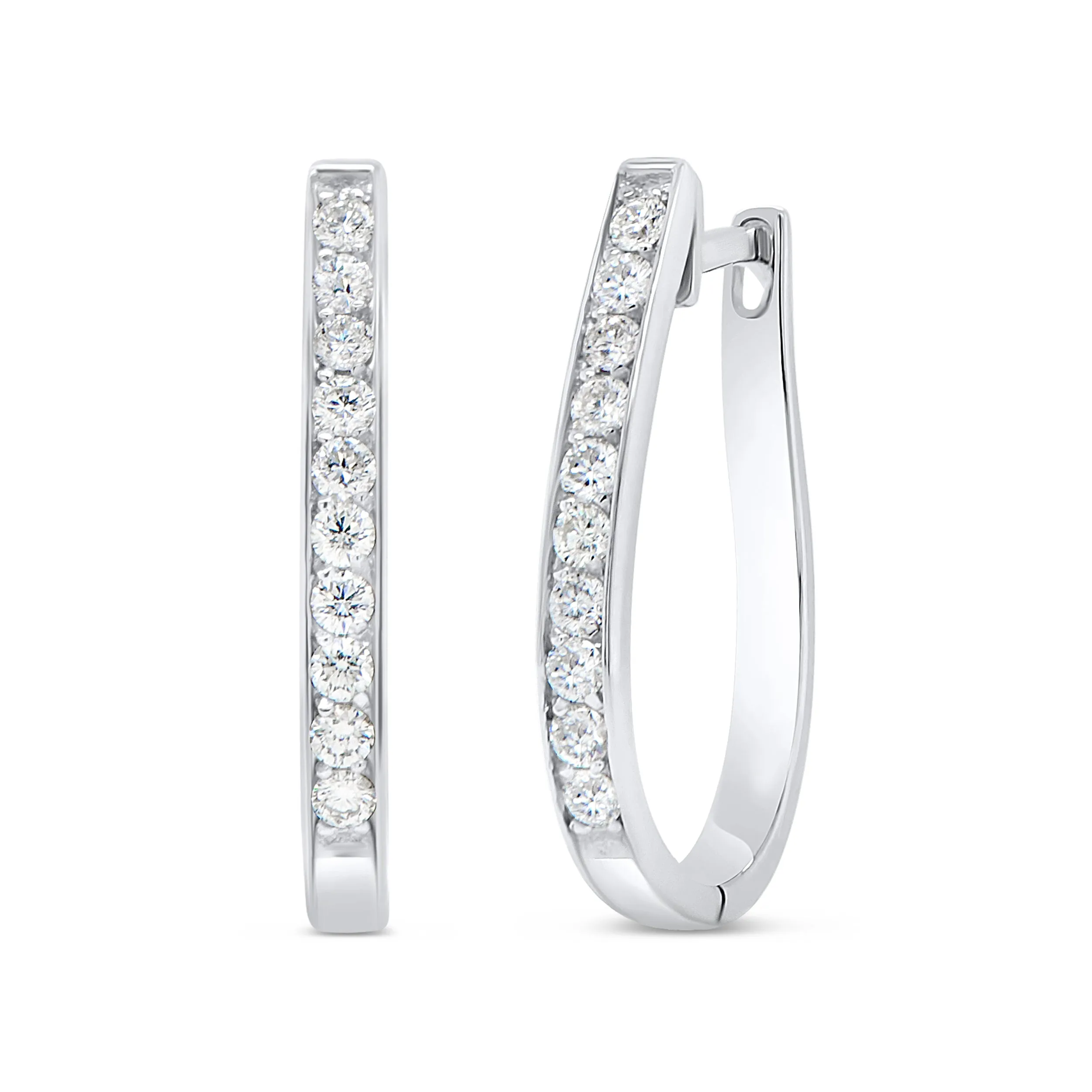 Uneek Earring 18K White Gold E197