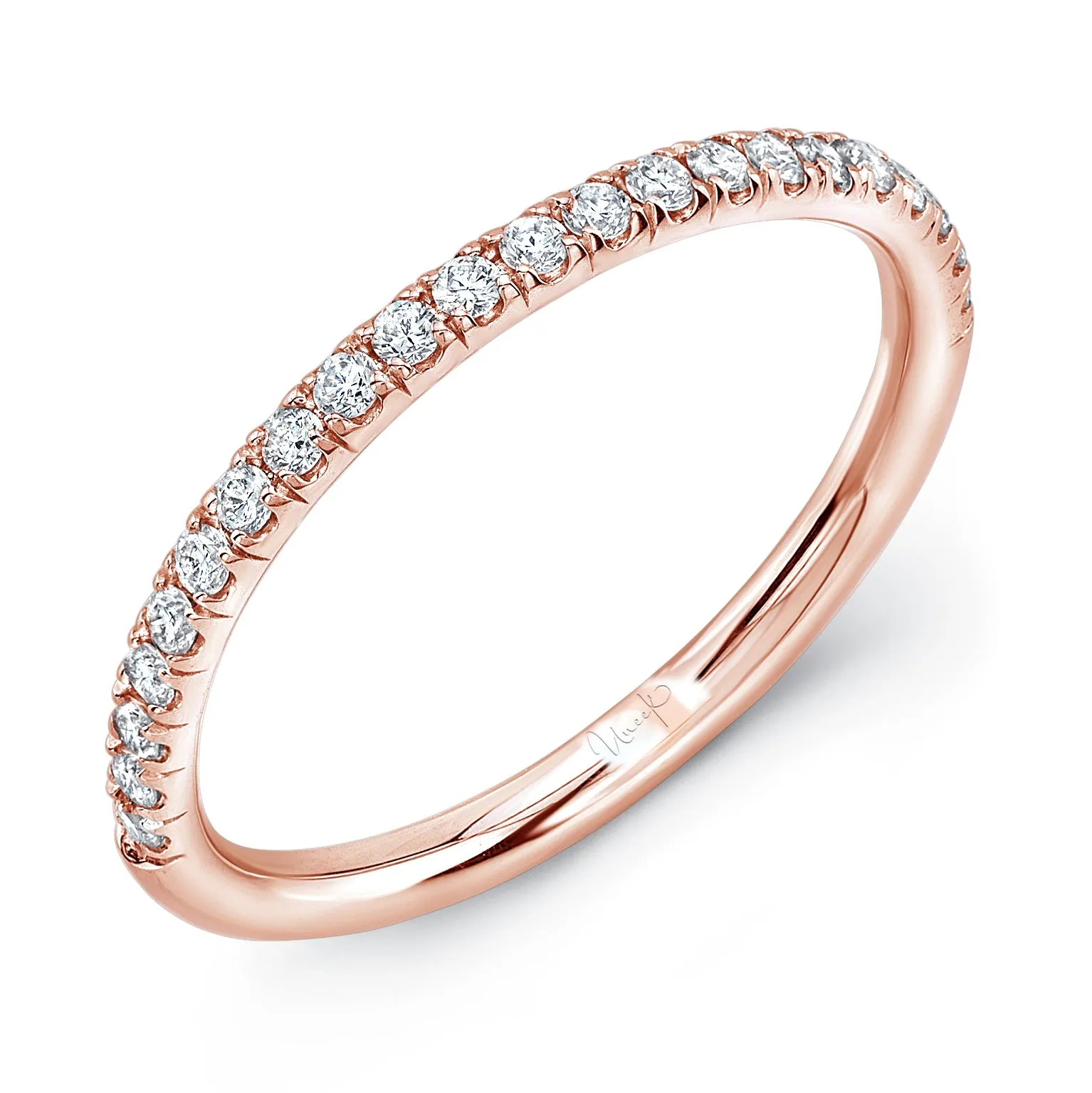 Uneek Straight Ring 14K Rose Gold WB229R