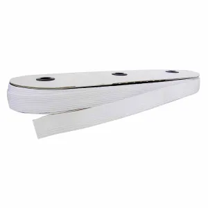 UNIQUE Braided Elastic 19mm - White