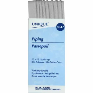 UNIQUE Cord Piping 2.3mSilver 805